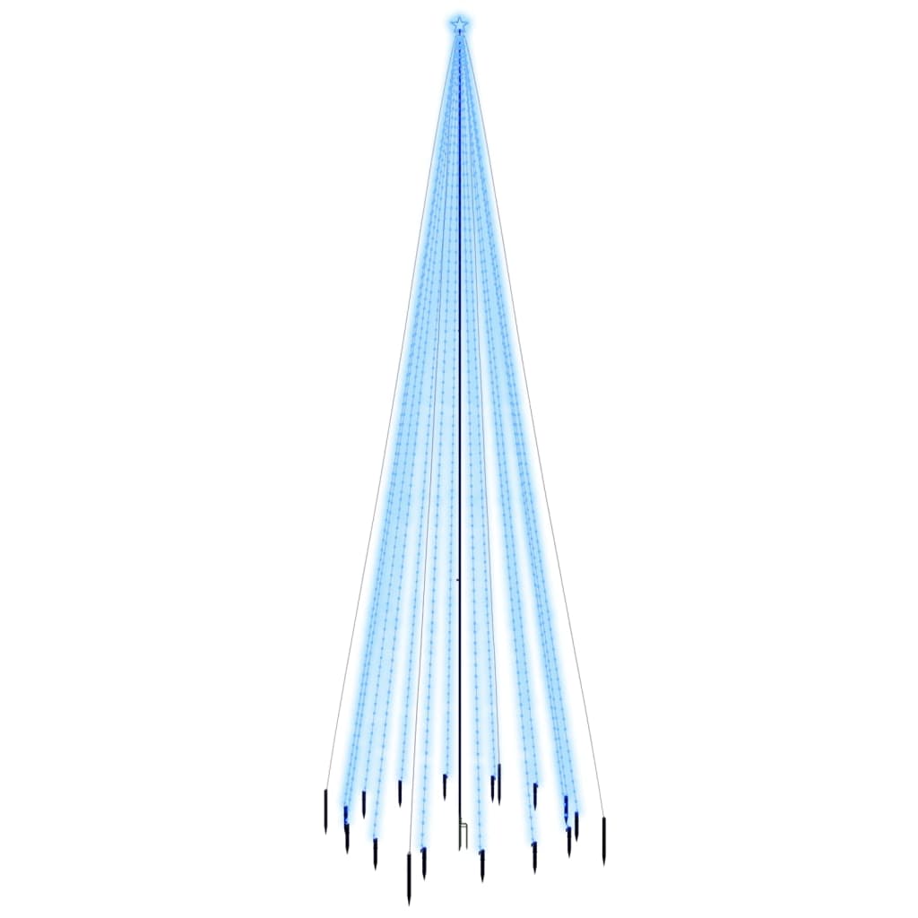 NNEVL Christmas Tree with Spike Blue 1134 LEDs 800 cm-1