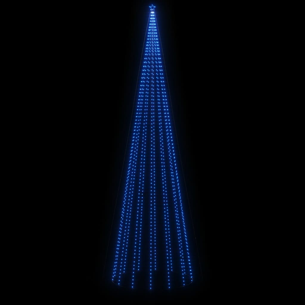 NNEVL Christmas Tree with Spike Blue 1134 LEDs 800 cm-3