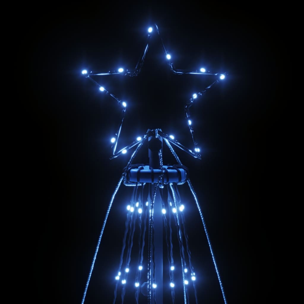 NNEVL Christmas Tree with Spike Blue 1134 LEDs 800 cm-4