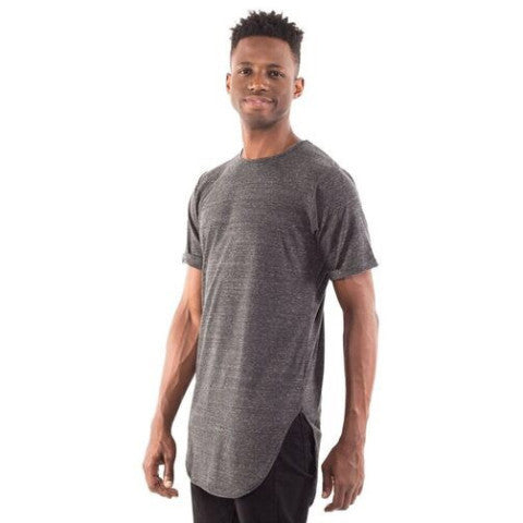 3011B - CLOSEOUT Men's Extended Curved Hem Tee